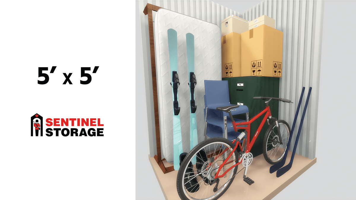 Ideal for sports equipment, seasonal items & extra boxes.